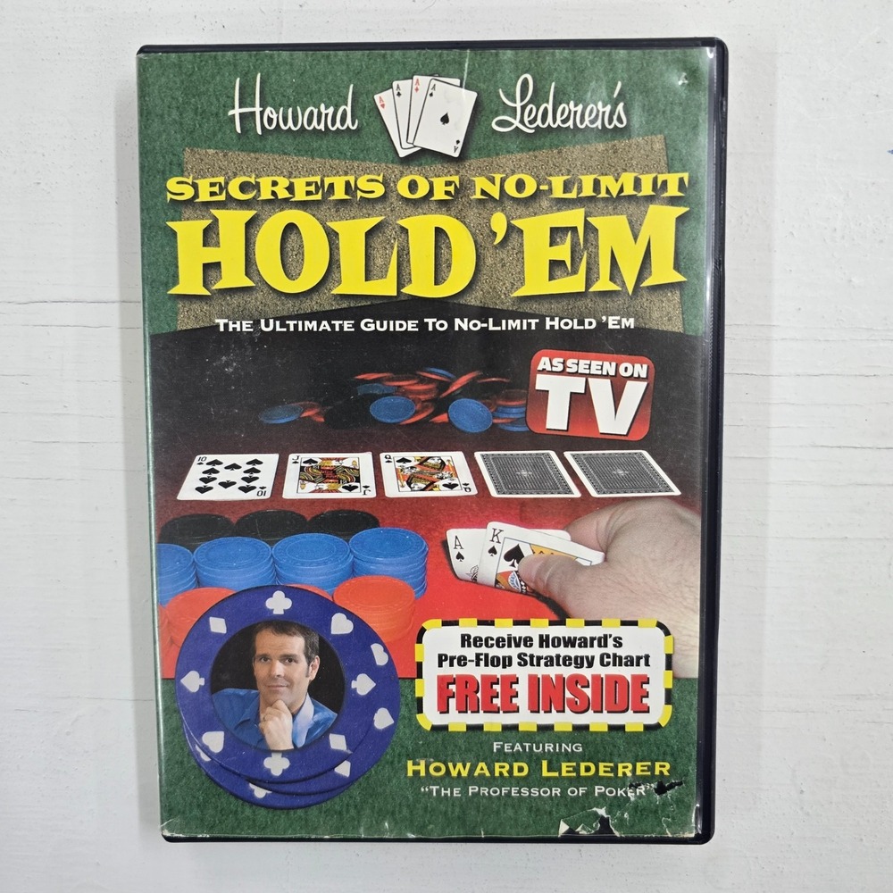 Howard Lederer - Secrets of Texas No-Limit Hold Em (DVD, 2005)